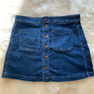Madewell A-Line Mini Skirt